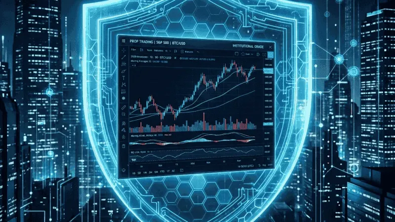 Diagram showing the flow of liquidity and payout security in a broker-backed prop firm compared to synthetic firms.